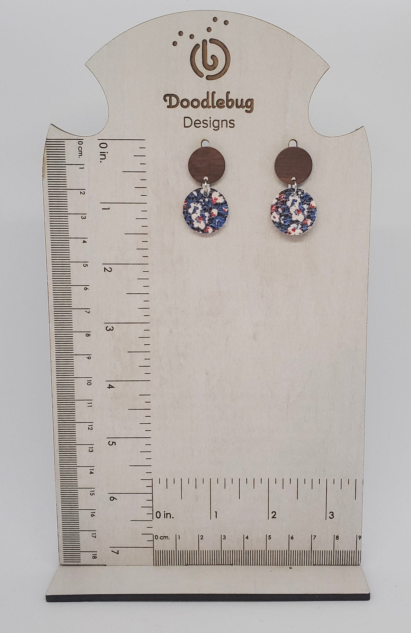 Leather Earrings-Circle/TWO styles