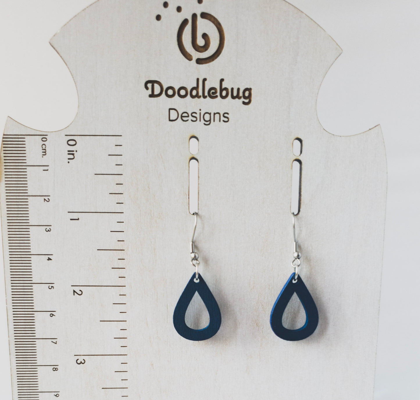 Wood Earrings-Multiple shapes/colors
