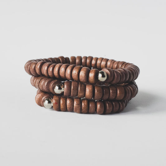 Wood Stretch Bracelet
