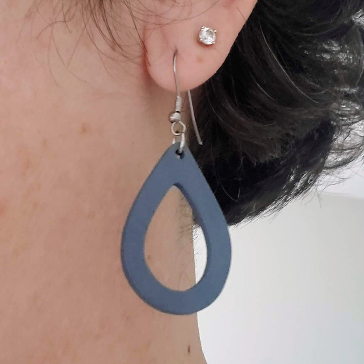 Wood Earrings-Multiple shapes/colors