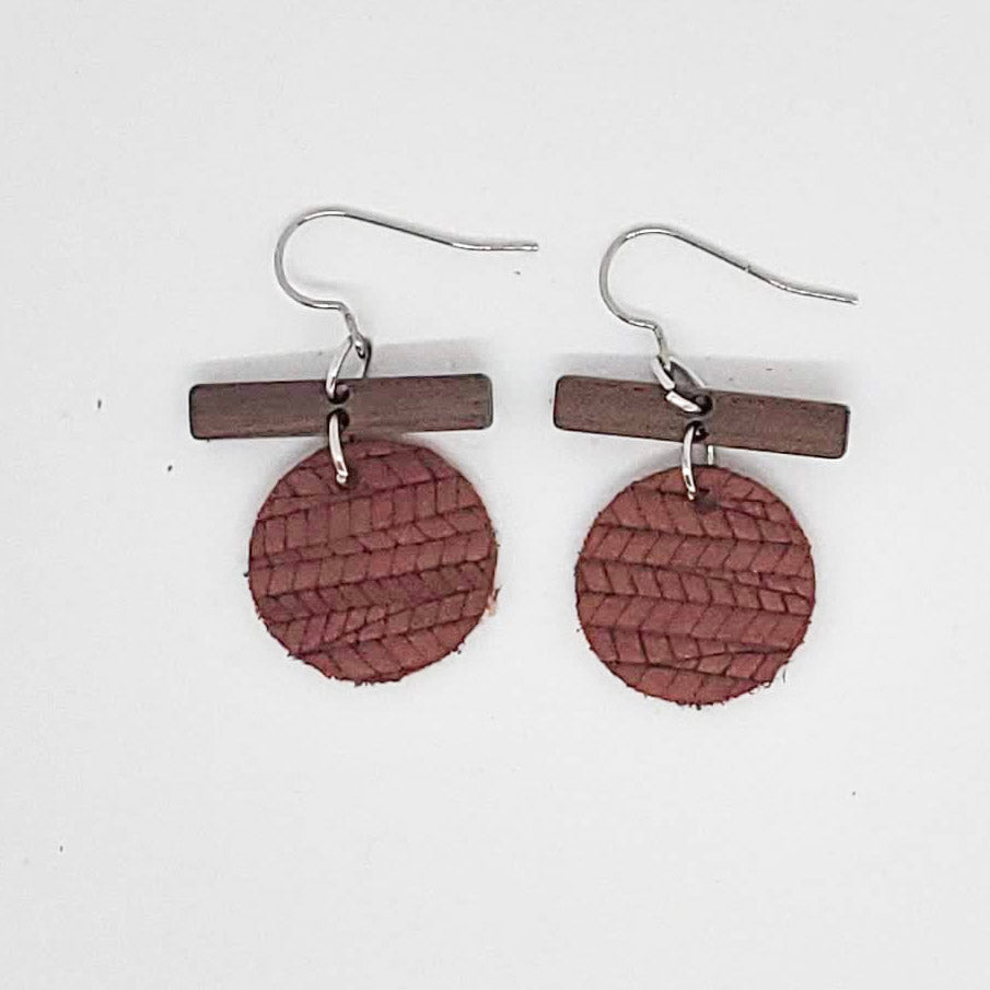 Ember Leather Earrings
