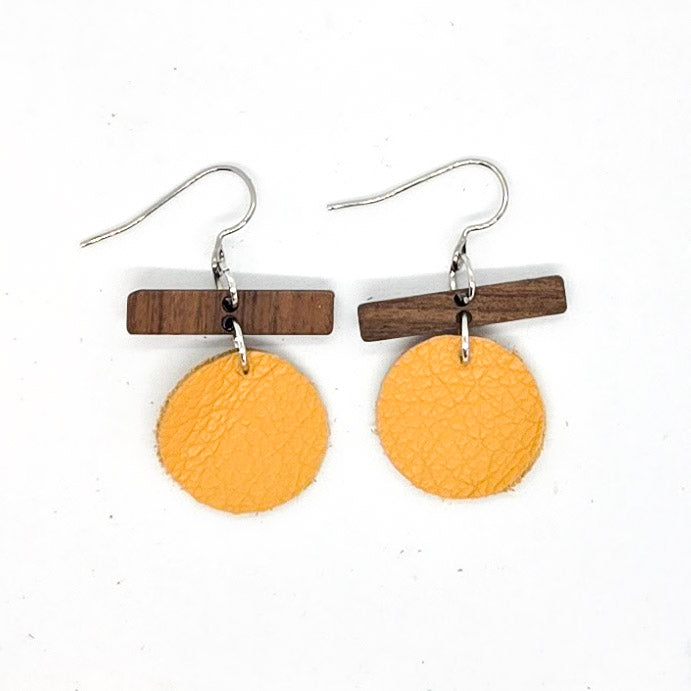 Ember Leather Earrings