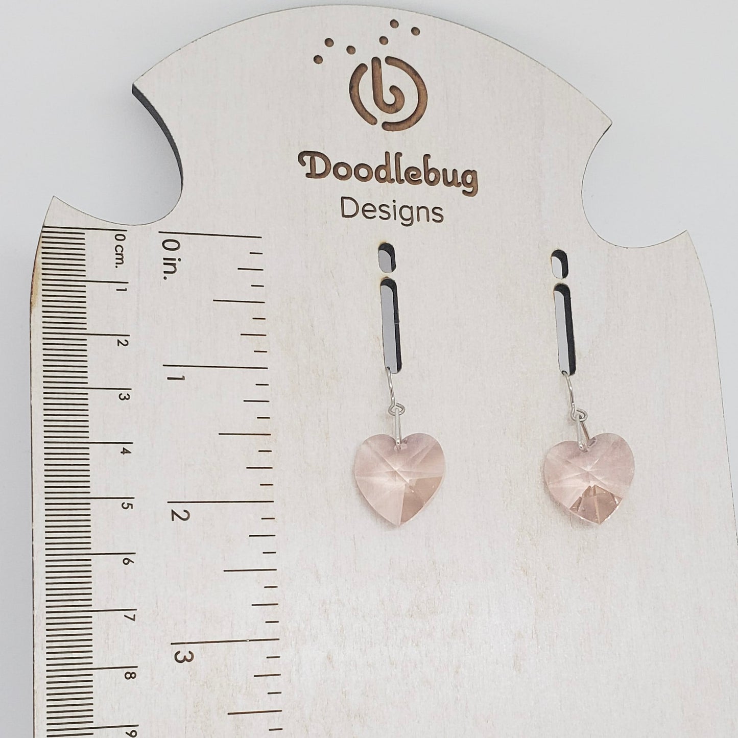 Crystal Heart Earrings