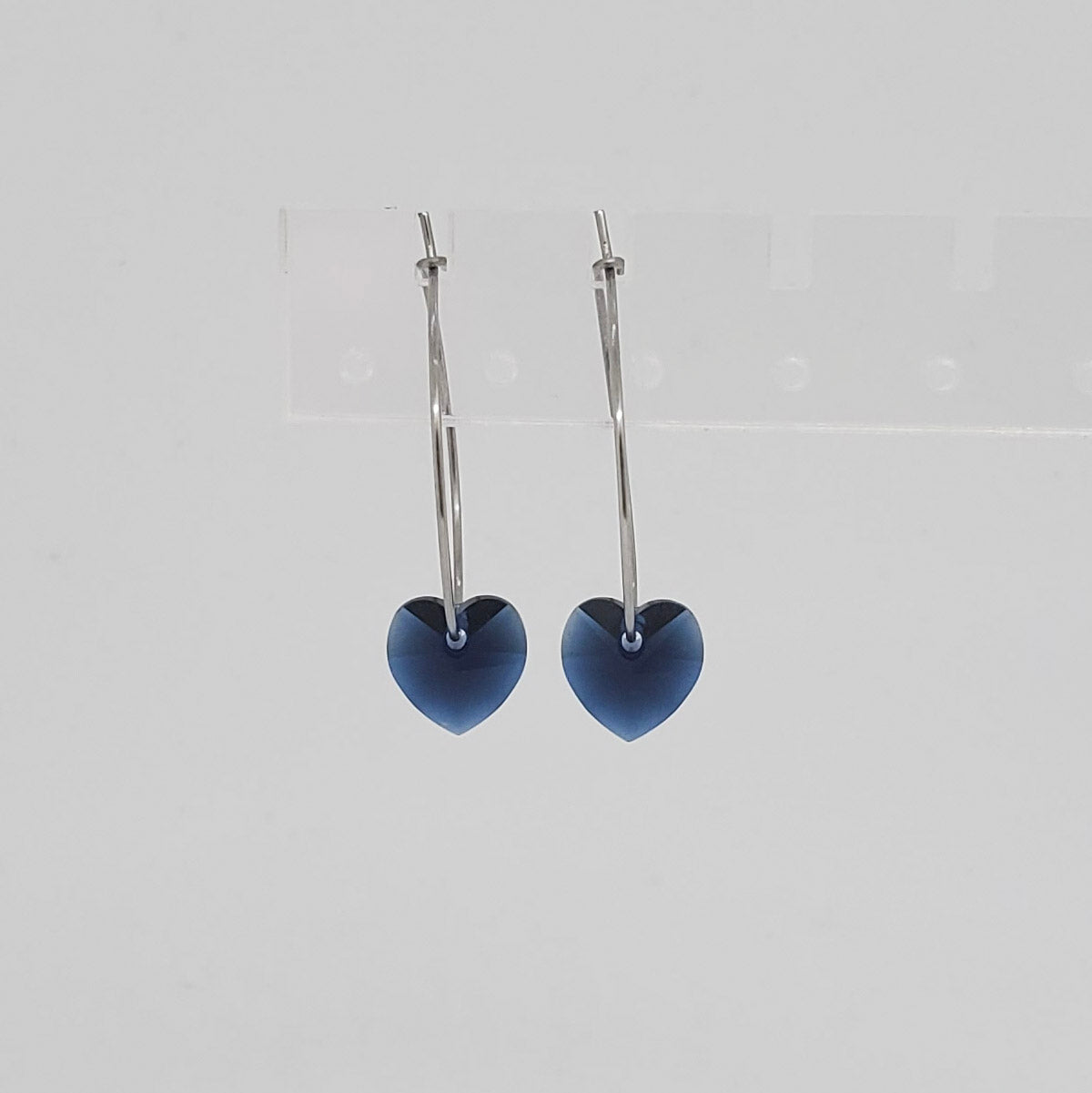 Crystal Heart Earrings