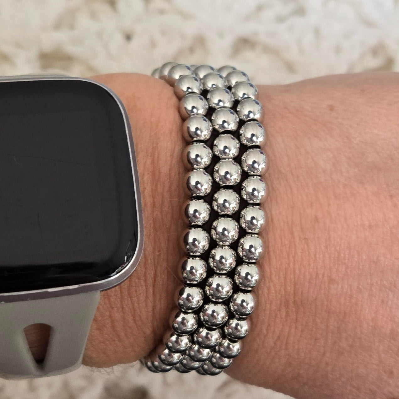 Silver Stretch Bracelet