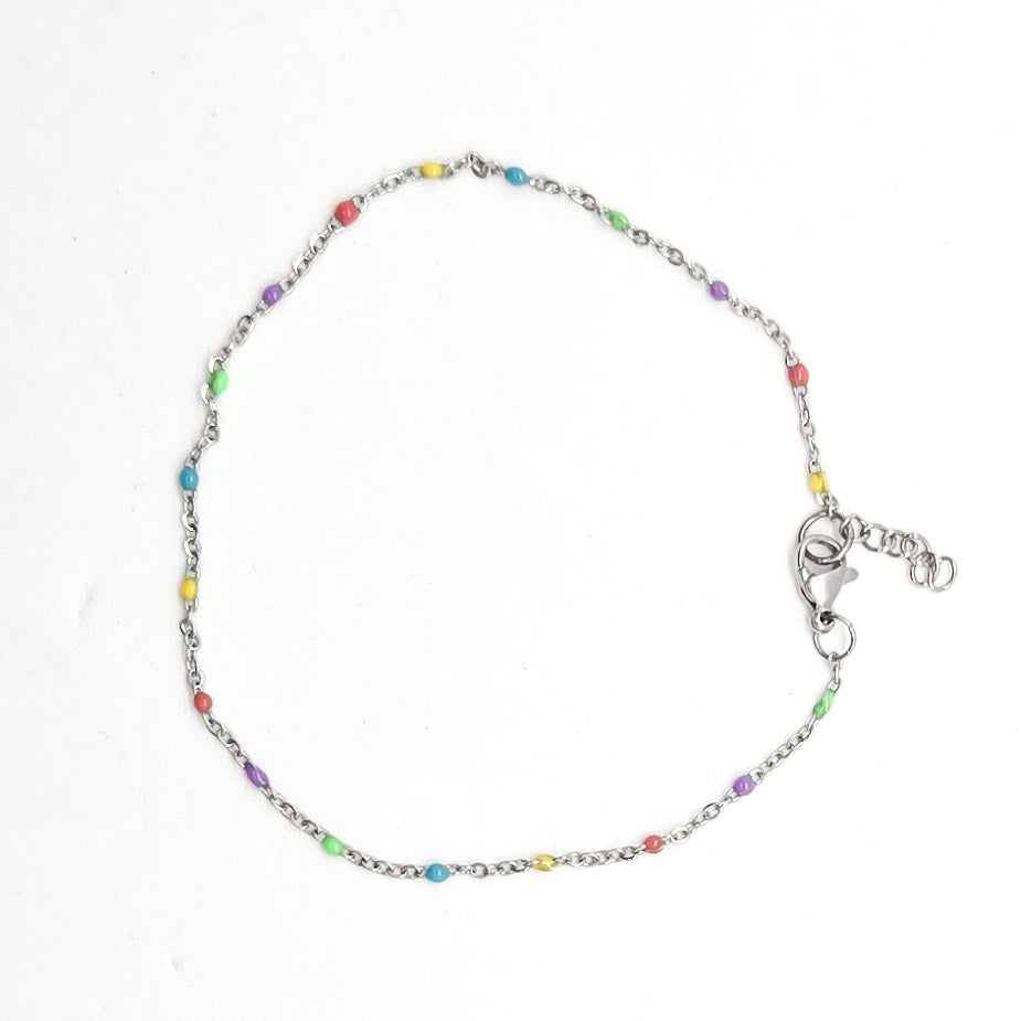 Multicolor Ankle Bracelet