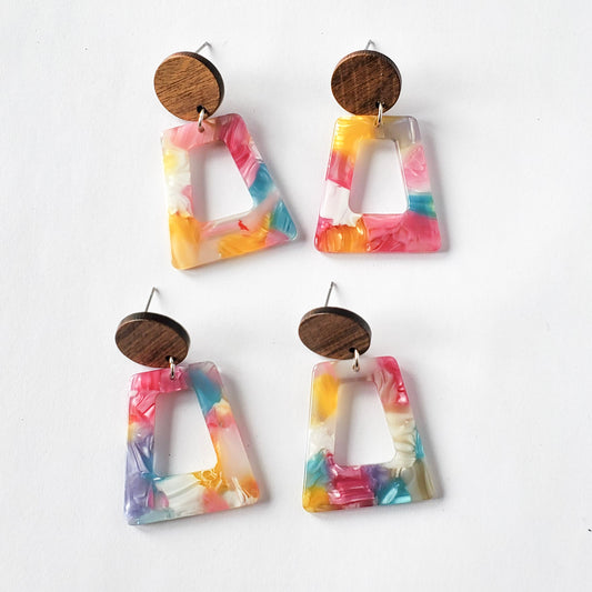 Color Burst Earrings