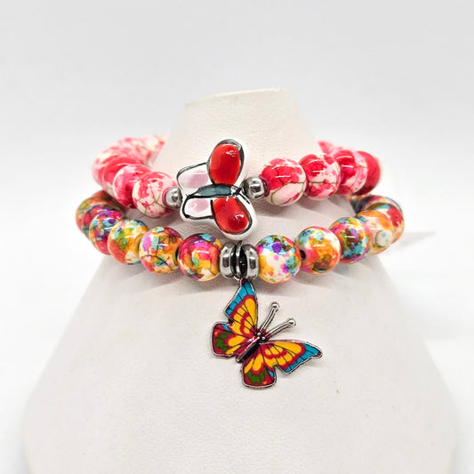 Colorful Butterfly Bracelets