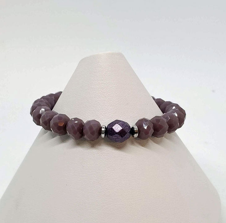 Dusty Lilac Stretch Bracelet