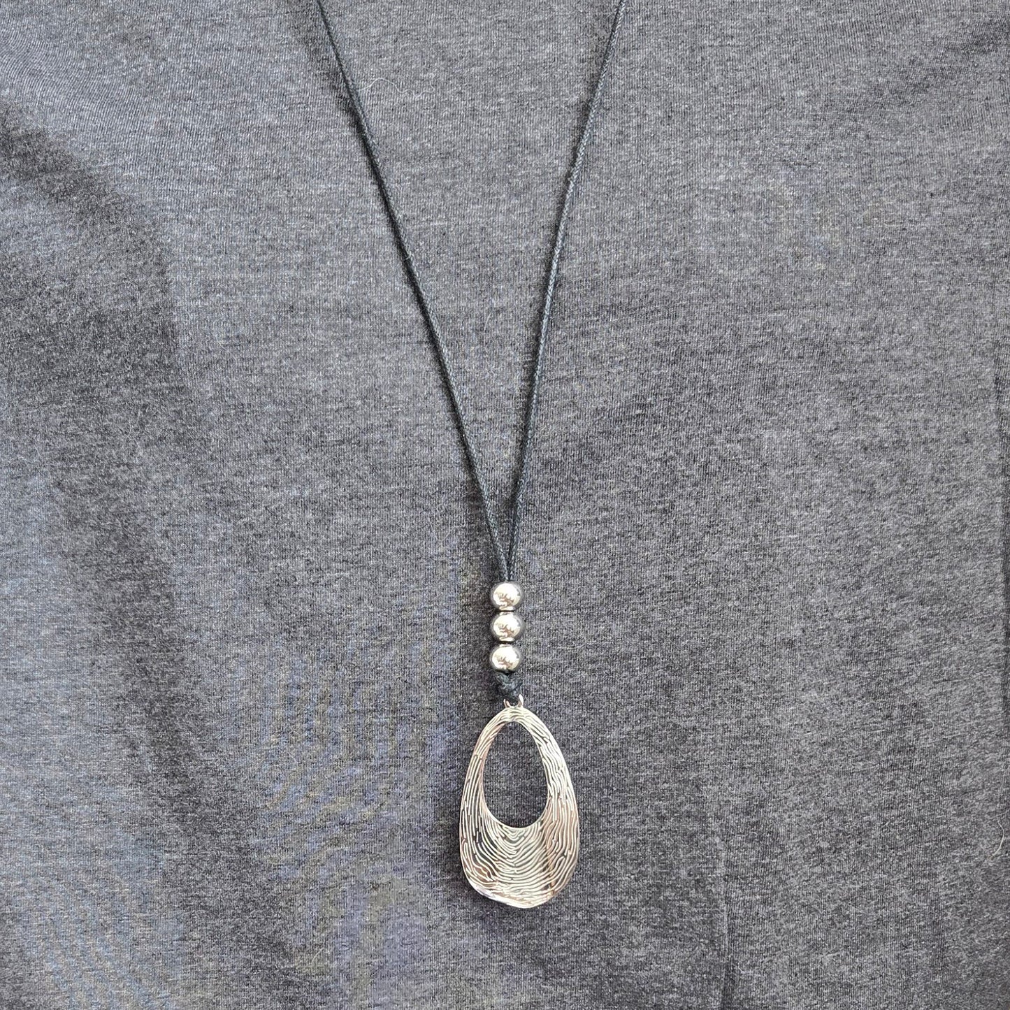 Silver Swirl Necklace