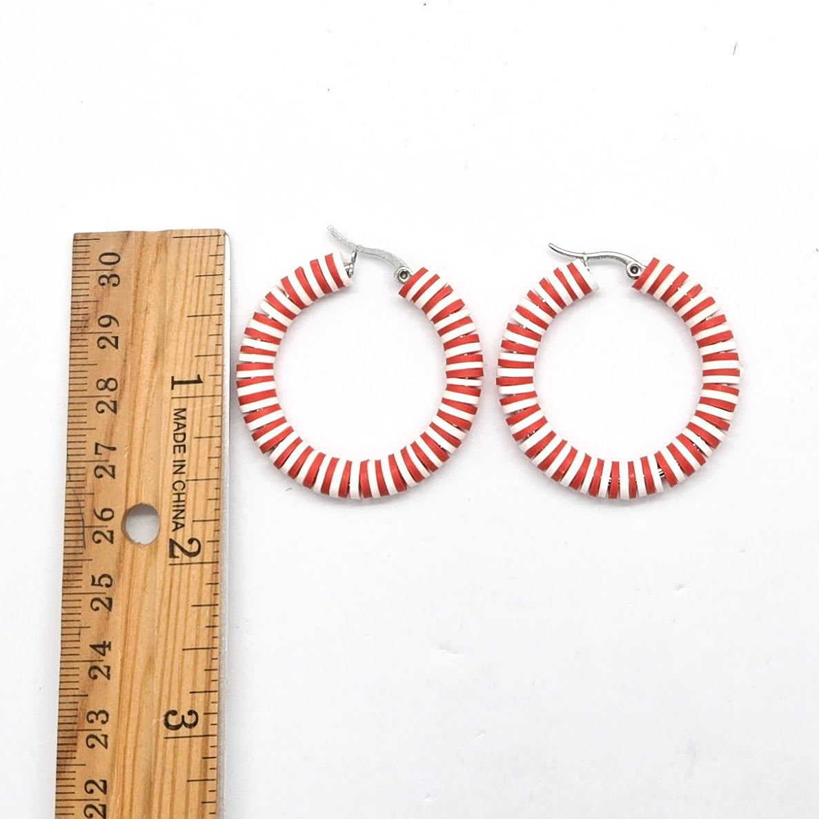 Candy Cane hoops