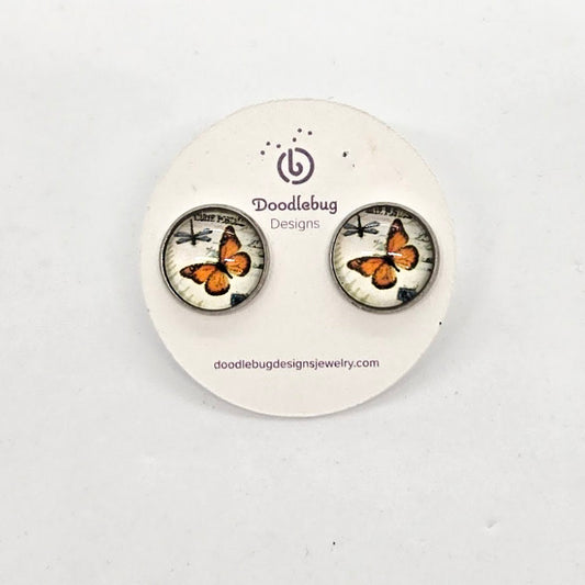Butterfly Stud Earrings