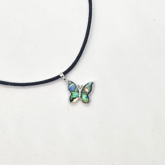 Butterfly Cord Necklace