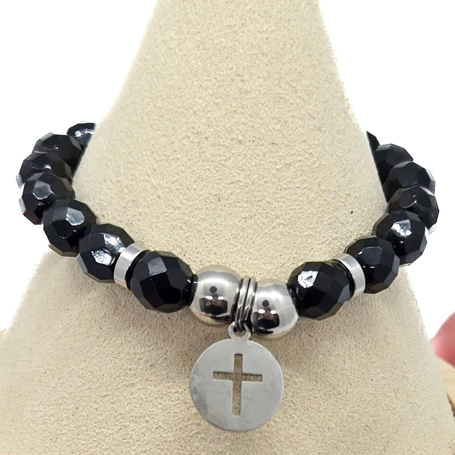 Black Charm Bracelet