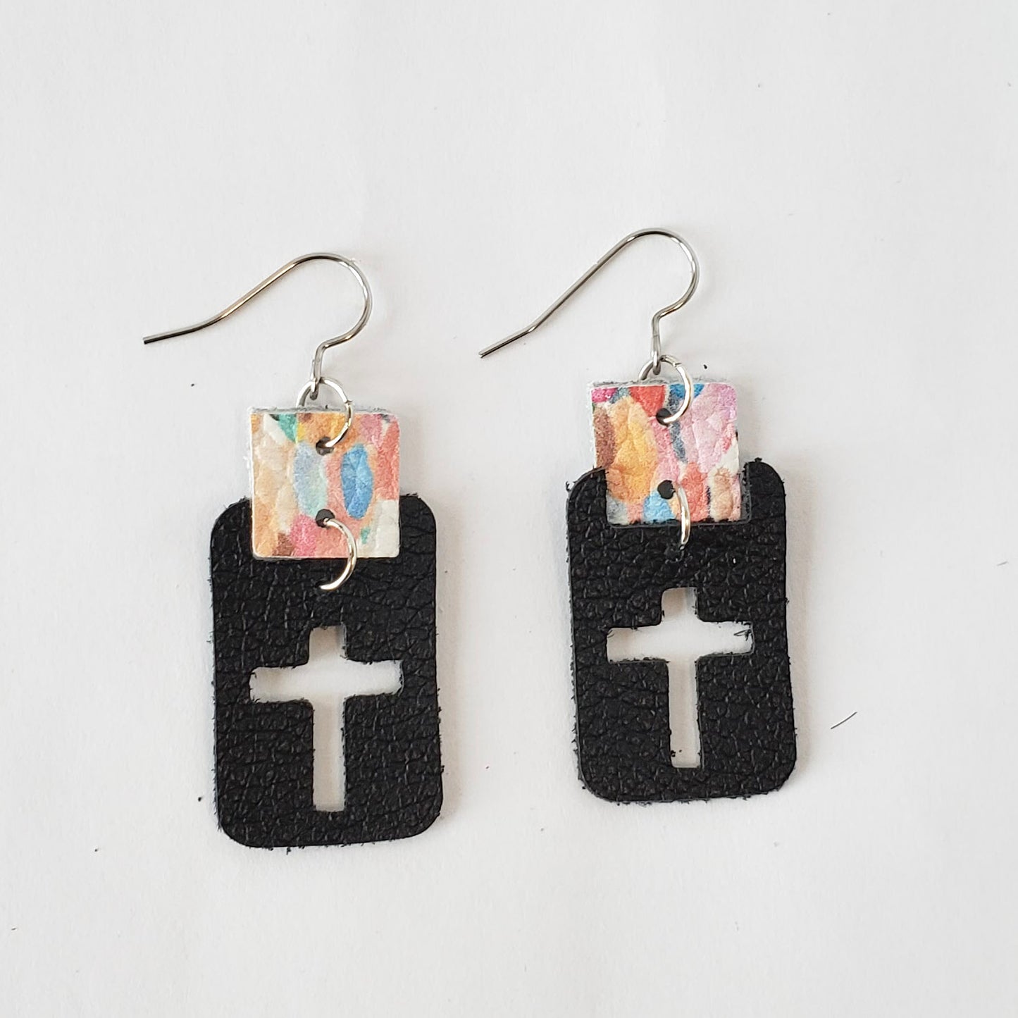 Faith Leather Earrings