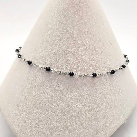 Black Ankle Bracelet