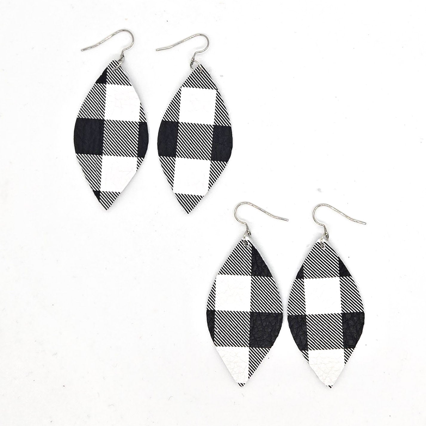 Christmas/Winter Leather Earrings