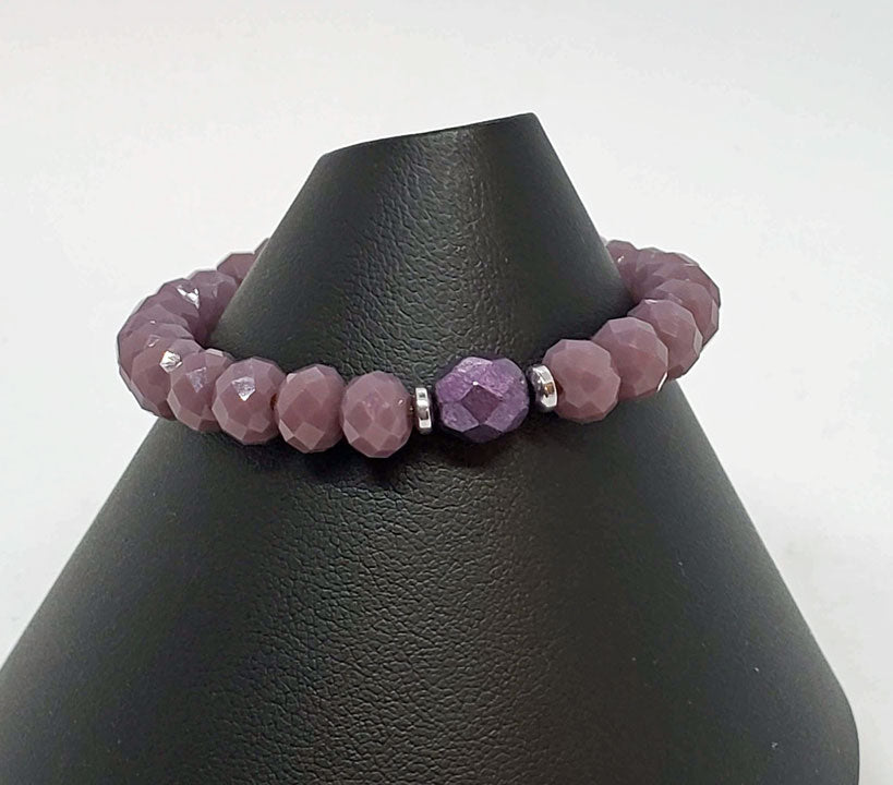 Dusty Lilac Stretch Bracelet